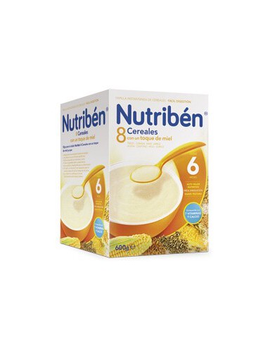 NUTRIBEN 8 CEREALES Y MIEL 1 ENVASE 600 g