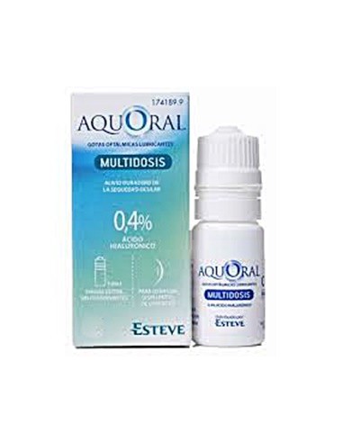 AQUORAL GOTAS HUMECTANTES C/ A HIALURONICO 0.4% MULTIDOSIS 10 ML