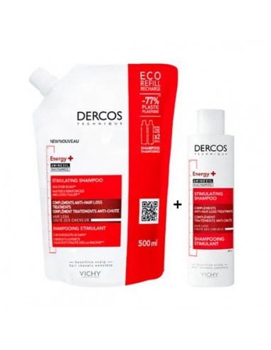 DUPLO DERCOS CHAMPÚ ENERGY+ REFILL