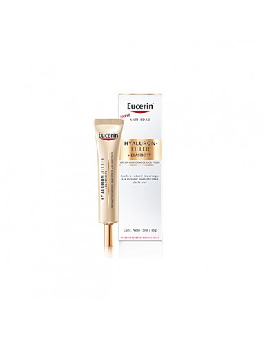 EUCERIN HYALURON FILLER+ELASTICITY FPS 20 CONTORNO DE OJOS 1 ENVASE 15 ML