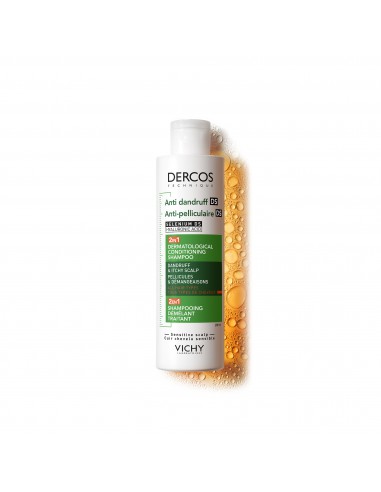 DERCOS CHAMPU ANTICASPA 2 EN 1 1 ENVASE 390 ML